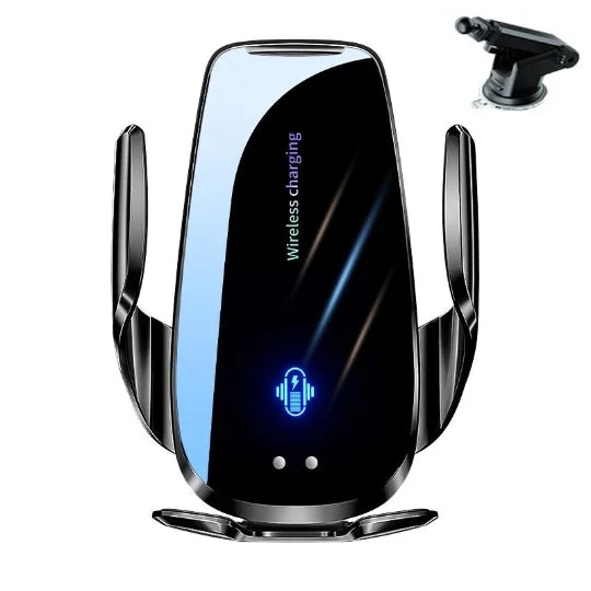 Support Voiture Intelligent avec Charge Sans Fil Rapide – Fixation Automatique