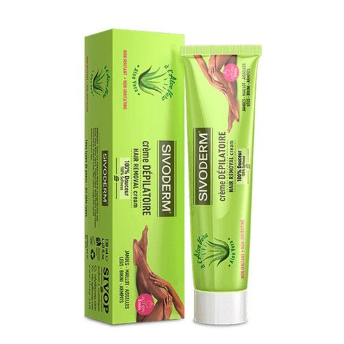 Crème Épilatoire Sivoderm Aloe Vera – Formule Douce Haute Performance